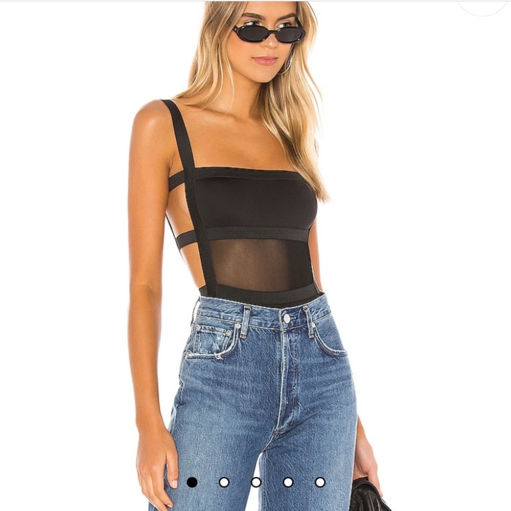 Superdown Camille strappy back bodysuit